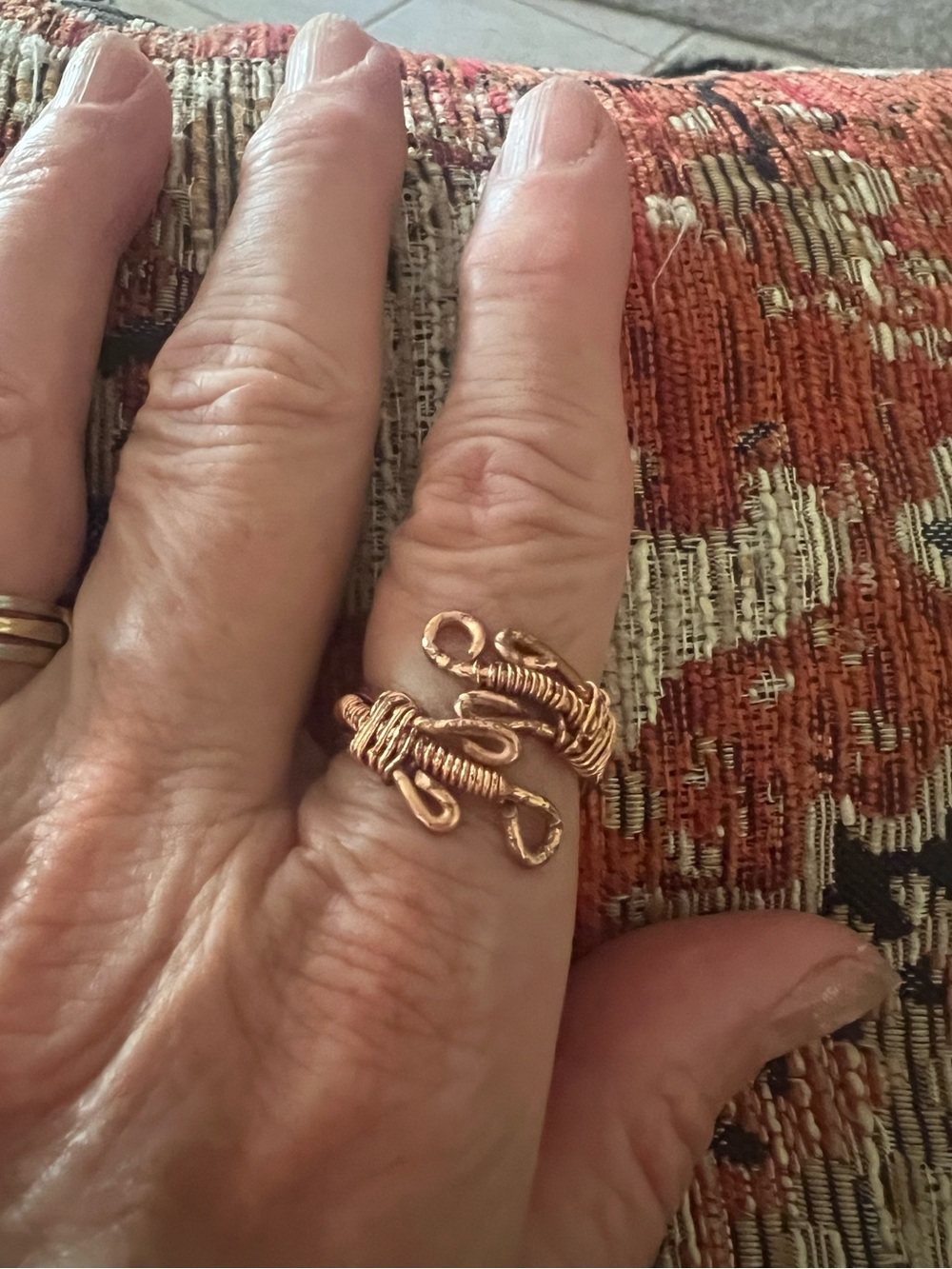 Handmade Size 8.5 Ring, excellent condition